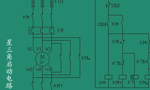 スターデルタスタートの配線図が必要です。-コンピュータ知識-php.cn