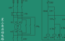 要个星三角启动的接线图
