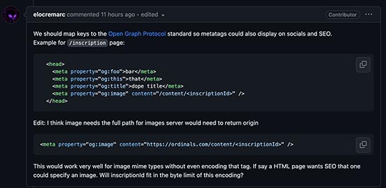 Ordinalsの創設者がビットコインNFTメタデータを簡素化する提案を開始!