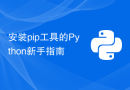 安装pip工具的Python新手指南