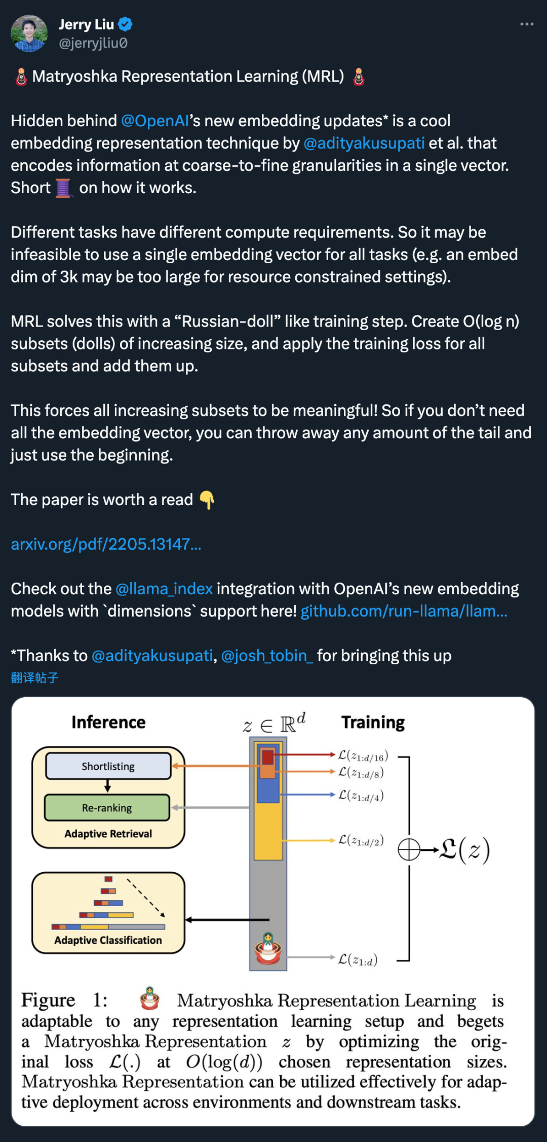 网友曝光了OpenAI新模型所使用的嵌入技术