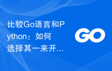 比较Go语言和Python：如何选择其一来开发下一个应用程序？