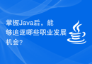掌握Java后，能够追逐哪些职业发展机会？