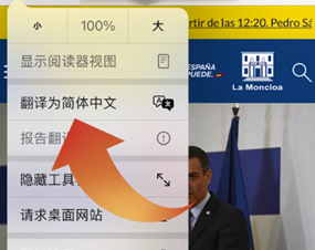 How to enable the translation function in Safari browser