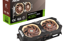 华硕推出 RTX 4080 SUPER 猫头鹰联名版:超频至 2640 MHz,四槽厚