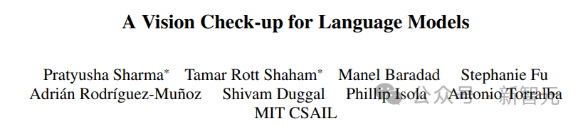 Pure text model trains visual representation! MITs latest research: Language models can draw pictures using code