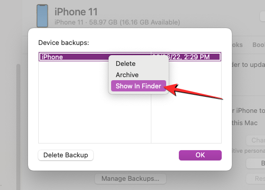 So kopieren Sie ein iPhone-Backup auf eine externe Festplatte