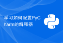学习如何配置PyCharm的解释器