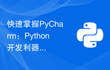 快速掌握PyCharm：Python开发利器的安装指南