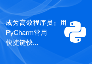 成為高效率程式設計師：用PyCharm常用快捷鍵快速上手！