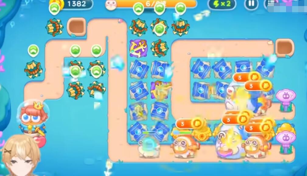 Guide to clearing Level 45 of Daughter of the Sea in Defend Carrot 4