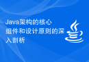 Java架构的核心组件和设计原则的深入剖析