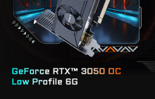 1599 元,技嘉推出 RTX 3050 6G 半高刀卡:长 181mm,出厂超频