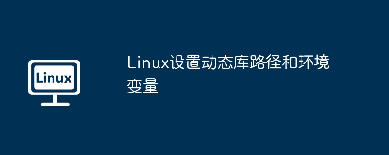 Linux는 동적 라이브러리 경로와 환경 변수를 설정합니다.