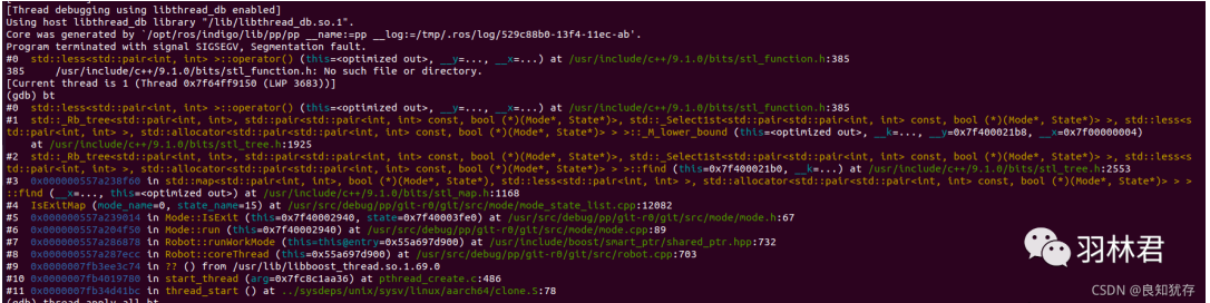 Praktische Weitergabe der Linux-Entwicklungs-Coredump-Dateianalyse