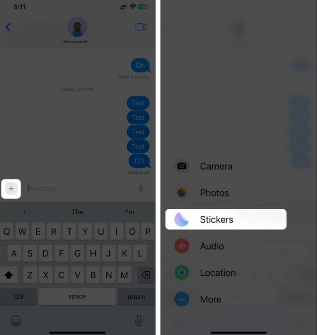 How to remove stickers in iOS17 or iPadOS17