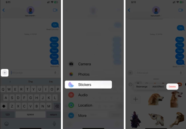 Bagaimana untuk mengalih keluar pelekat dalam iOS17 atau iPadOS17