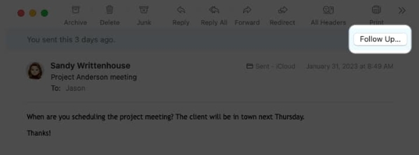 How to use Follow Up in the Mail app on iPhone, iPad, and Mac
