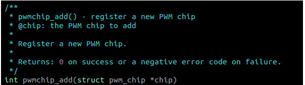 Linux PWM driver