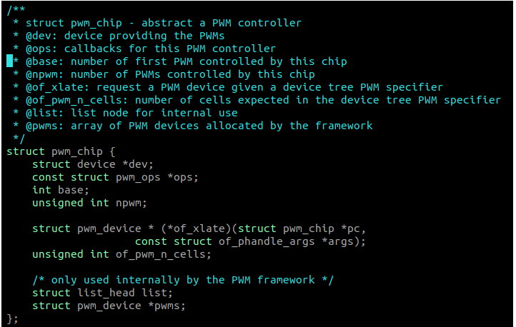 Pemacu PWM Linux