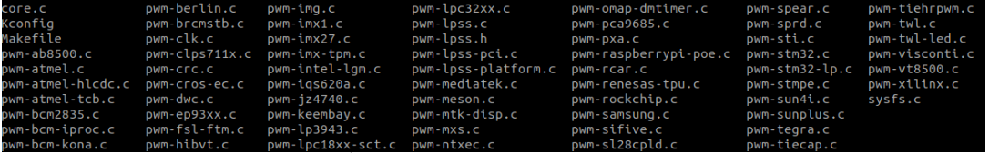 Linux PWM driver