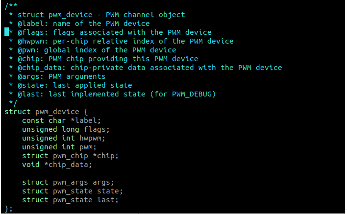 Linux PWM ドライバー