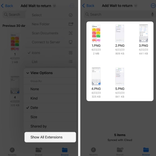 Comment afficher et modifier les extensions de fichiers sur iPhone et iPad