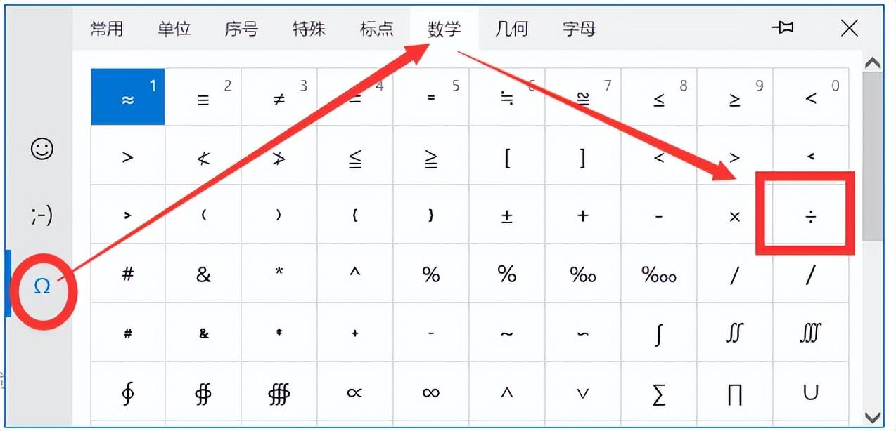 电脑除号怎么打快捷键 最新输入标准的数学除号方法