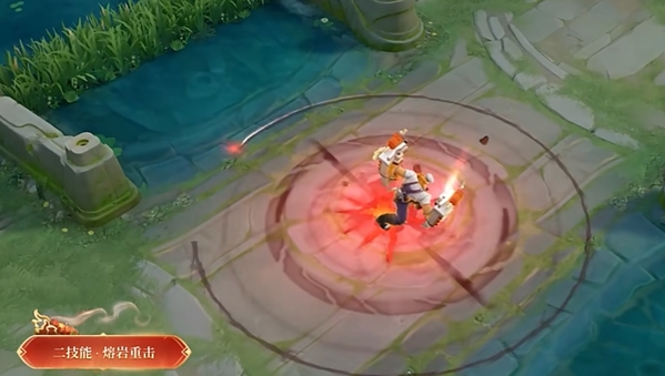 A look at the special effects of Lian Po Kung Fus skin roasting in Honor of Kings”