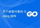 用于嵌套对象的 Golang 结构