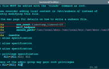 提高 Linux 安全性，改变 sudo 命令超时时间的方法