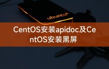 CentOS安装apidoc及CentOS安装黑屏