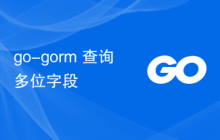 go-gorm 查询多位字段
