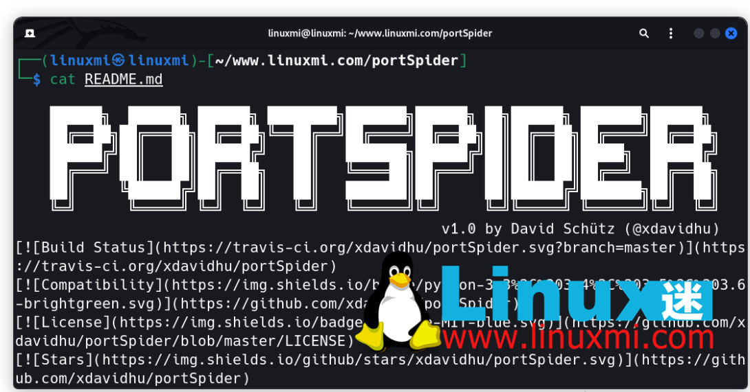 PortSpider – Kali Linux 上高级网络端口扫描仪