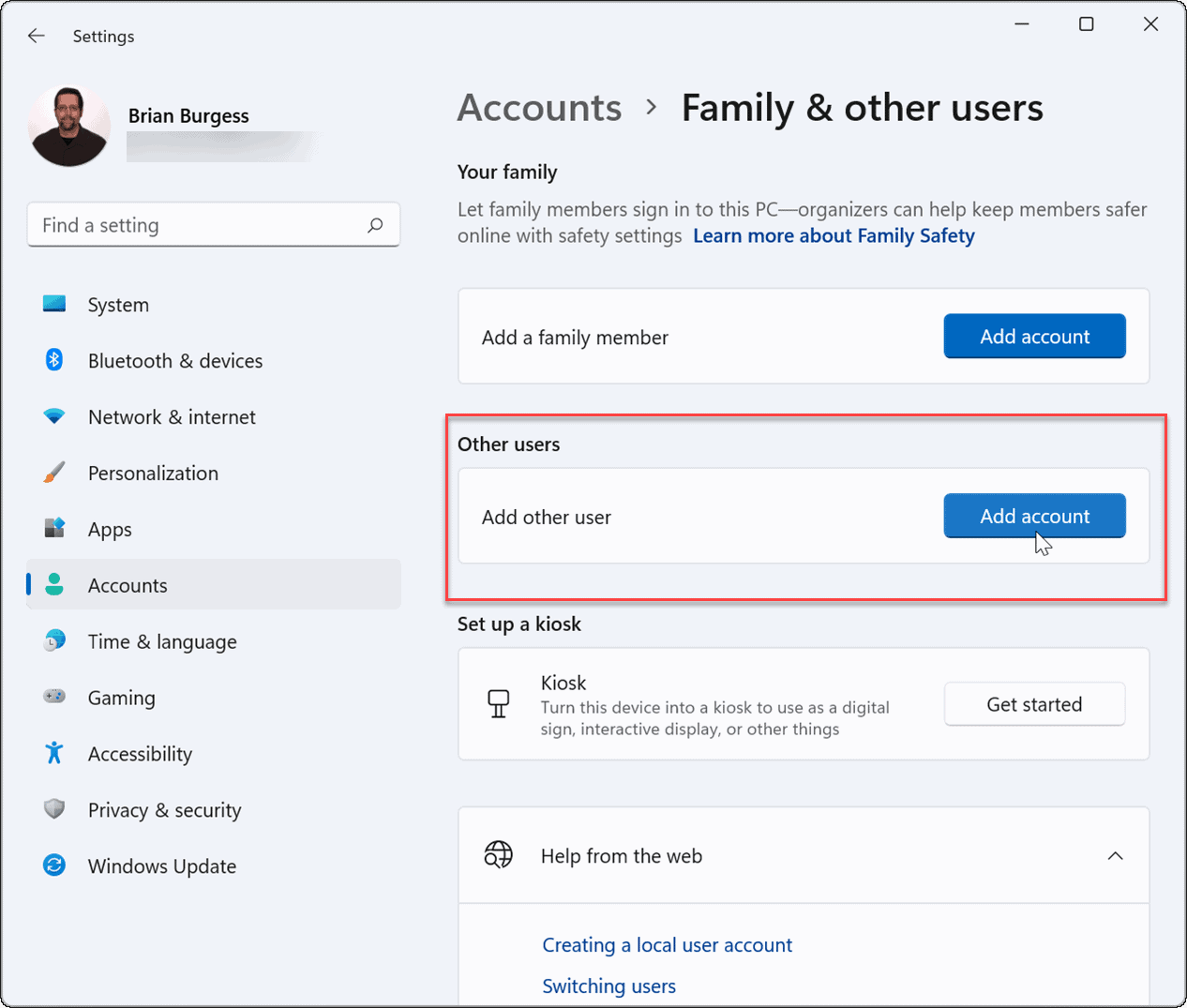 Comment activer le mode invité dans win11 ? Tutoriel sur la création dun compte invité dans Win11