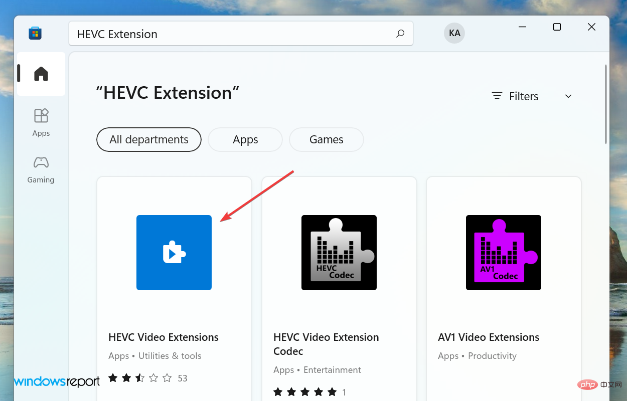 How to install HEVC extension in Win11? HEVC video extension installation tutorial