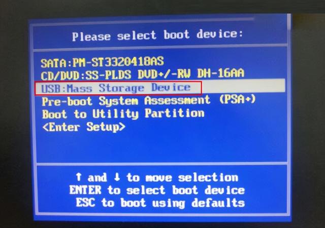 How to install system on computer without booting it using USB disk