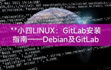 **小四LINUX：GitLab安装指南——Debian及GitLab安装教程**