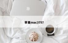 苹果mac375？
