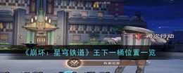 《崩坏:星穹铁道》王下一桶位置一览