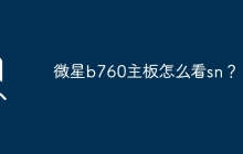 微星b760主板怎么看sn？
