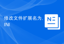 修改文件扩展名为.INI