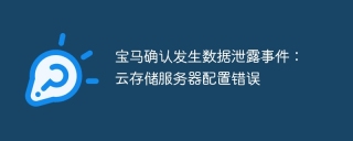宝马确认发生数据泄露事件:云存储服务器配置错误