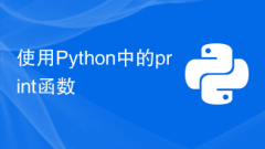 Using the print function in Python