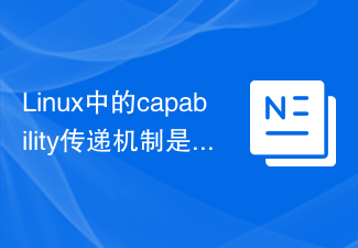 Linux中的capability传递机制是什么