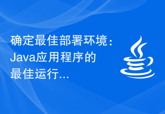 确定最佳部署环境:Java应用程序的最佳运行位置?