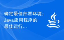 确定最佳部署环境：Java应用程序的最佳运行位置？