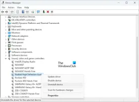 安装Realtek HD音频驱动程序失败,错误0101