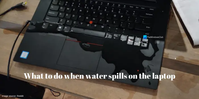 What to do when water spills on your laptop