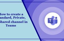 如何在团队中创建标准、私有或共享频道